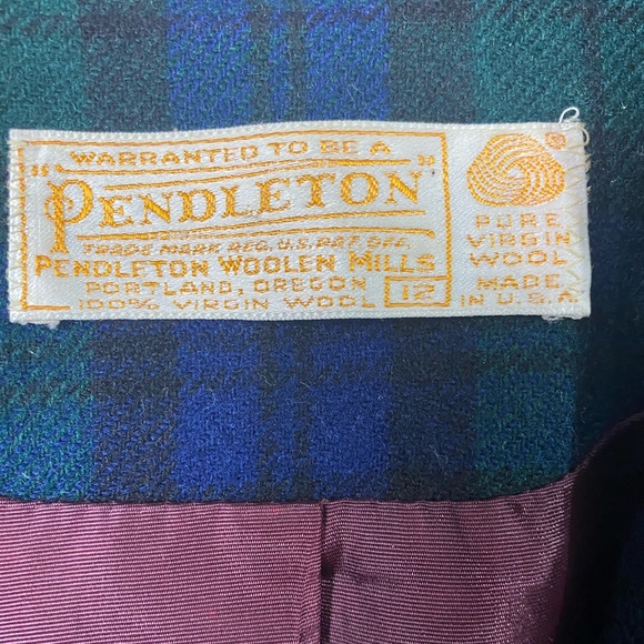 PENDLETON Wool Blazer and Pleated High Waisted Skirt - Picture 6 of 9